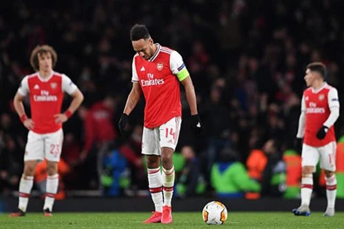 Aubameyang dằn vặt về pha bỏ lỡ 'thổi bay' Arsenal khỏi Europa League