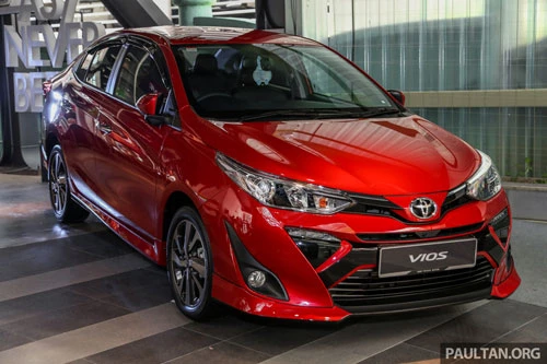 5. Toyota Vios (doanh số: 91.659 chiếc).