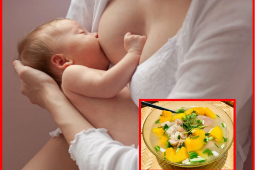 Thực đơn những món ăn giúp "gọi sữa về" dào dạt, con tha hồ no nê