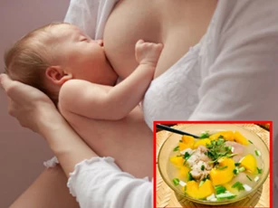 Thực đơn những món ăn giúp "gọi sữa về" dào dạt, con tha hồ no nê