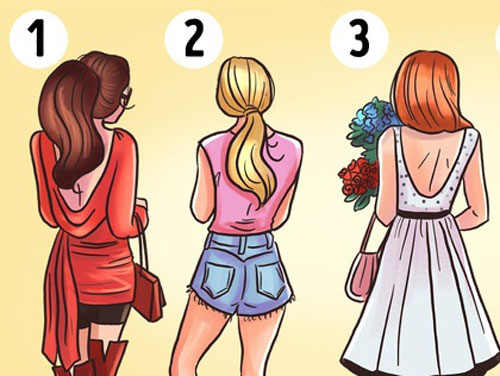 Người phụ nữ nào có tấm lưng quyến rũ nhất, sự lựa chọn cuối cùng sẽ tiết lộ tính cách bên trong bạn, là người tự tin hay kẻ nhút nhát