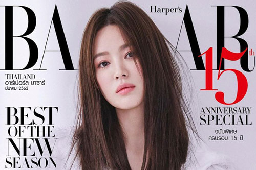 Song Hye Kyo gây xôn xao khi xuất hiện trên bìa tạp chí Thái Lan