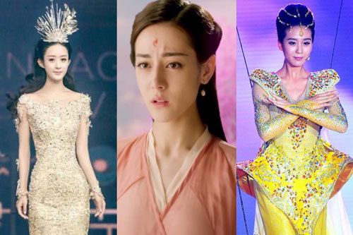 4 Nữ thần Kim Ưng đình đám nhất: Địch Lệ Nhiệt Ba vướng scandal mua giải, Triệu Lệ Dĩnh - Lưu Thi Thi đẹp mê mẩn
