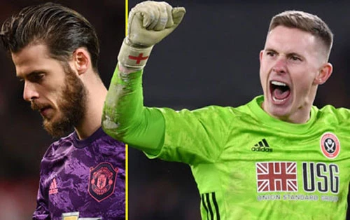 David De Gea mắc sai lầm sơ đẳng trong trận đấu giữa Everton và Man United.