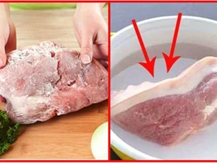 Cho 1 thìa đường vào rã đông, thịt cứng đến mấy cũng mềm trong 5 phút, lại tươi ngon như vừa mới mua