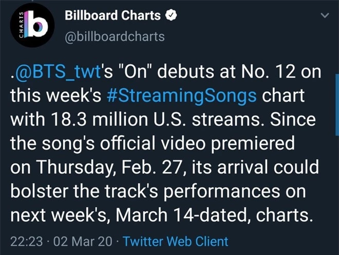 BTS lần đầu tiên lọt top 5 Billboard Hot 100, lập kỉ lục mới cho nghệ sĩ châu Á nhưng fan lại “la ó” vì nghi tính sai kết quả? - Ảnh 4. BTS lần đầu tiên lọt top 5 Billboard Hot 100, lập kỉ lục mới cho nghệ sĩ châu Á nhưng fan lại “la ó” vì nghi tính sai kết quả? - Ảnh 4.