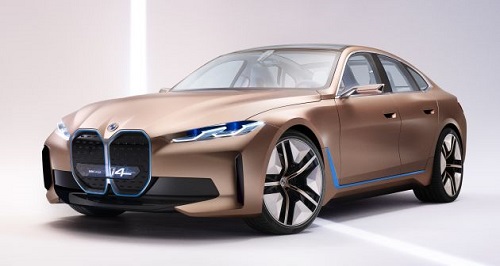BMW Concept i4 EV: Lưới tản nhiệt lớn, sức mạnh hơn 530 mã lực 