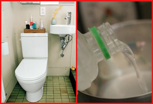 Đặt 1 chén rượu trong nhà vệ sinh, không cần sáp thơm vẫn khử sạch mùi hôi