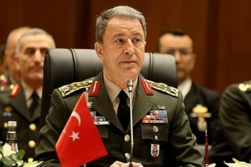 Bộ trưởng Quốc phòng Thổ Nhĩ Kỳ - Đại tướng Hulusi Akar. Ảnh: Al Masdar News.