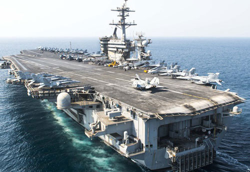 Trưa nay, siêu tàu sân bay Mỹ cùng tàu khu trục, tàu tuần dương thăm Đà Nẵng
