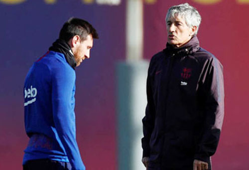 Cầu thủ Barca mất niềm tin với HLV Setien
