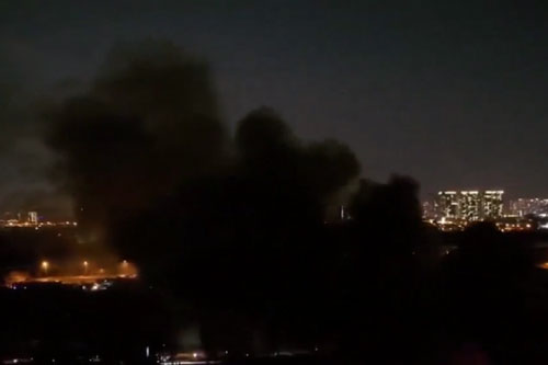 Cháy khu xưởng rộng hàng trăm m2 tại quận 2, TP.HCM