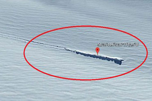 Google Earth phát hiện đĩa bay UFO rơi