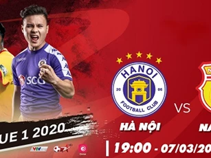 VTVcab trực tiếp đủ 7 trận mỗi vòng V.League 2020