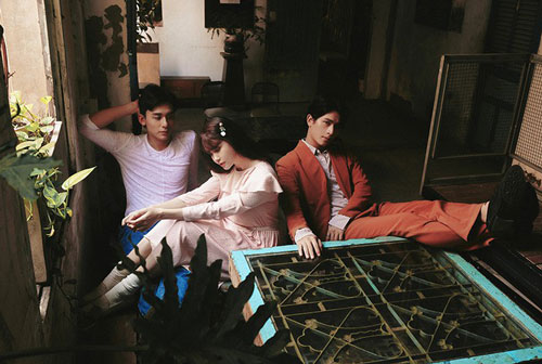 Trương Quỳnh Anh đẹp như nàng thơ, tung bộ ảnh lãng mạn với 2 mẫu nam