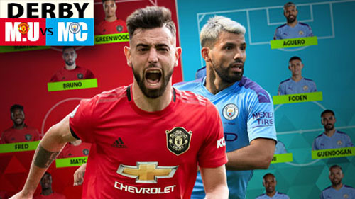 M.U và Man City sẽ dùng đội hình nào ở derby Manchester?