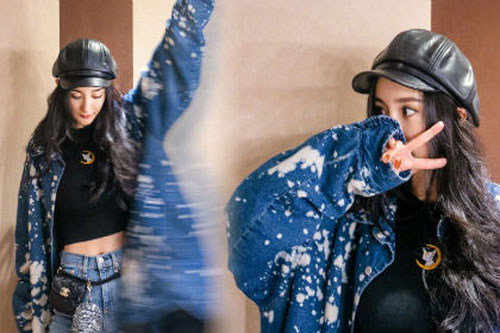 Thông báo tiếp tục 'thất nghiệp' trong tháng 3, Dương Mịch không quên khoe 'vòng eo con kiến'