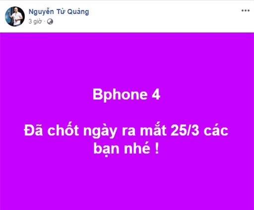 CHÍNH THỨC: Bphone 4 sẽ ra mắt vào ngày 25/3 - Ảnh 1.