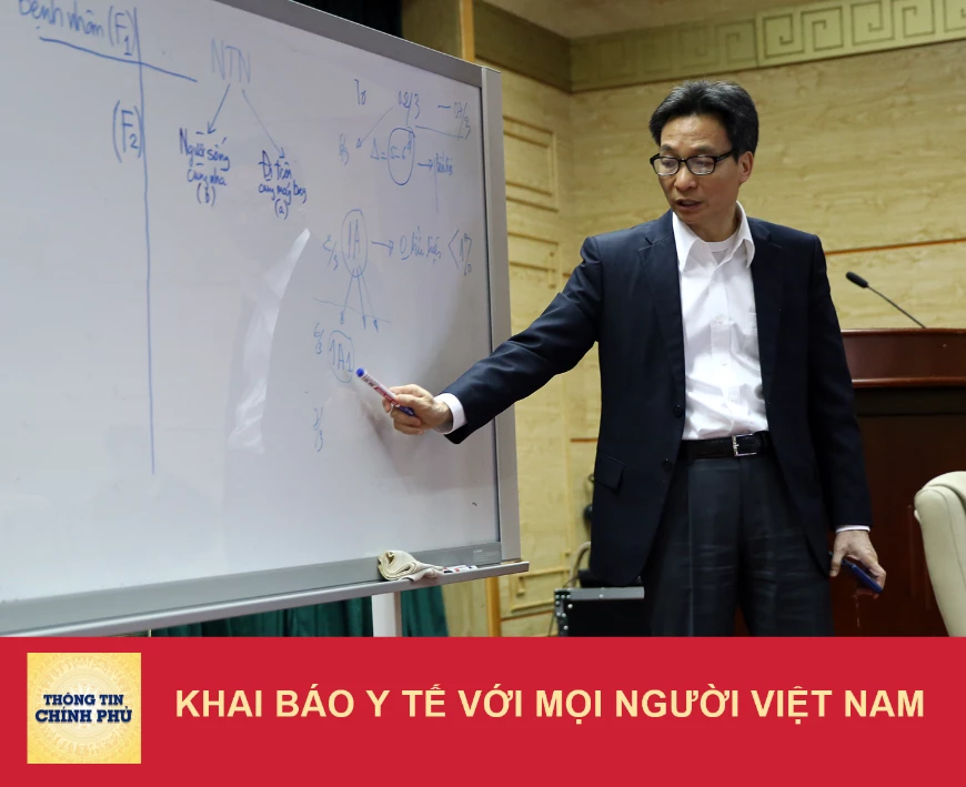 Phó thủ tướng Vũ Đức Đam cho rằng hiện nay phải chống dịch từ trăm ngả và điều trị chặt chẽ những người bị nhiễm bệnh. Ảnh: VGP.