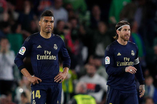 Casemiro: Thua Betis, Real Madrid có thể đánh mất chức vô địch La Liga