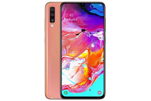 Samsung Galaxy A70 (9,29 triệu đồng xuống 8,79 triệu đồng).