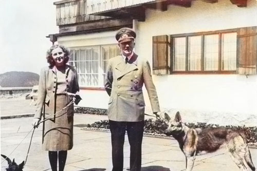 Eva Braun và Adolf Hitler hồi tháng 6/1942. Ảnh: Getty.