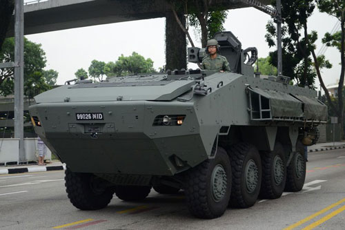 Xe bọc thép Singapore làm rạng danh Đông Nam Á