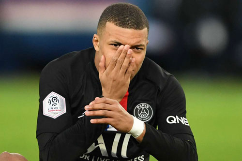 Mbappe lỡ buổi tập của PSG vì dính triệu chứng Covid-19