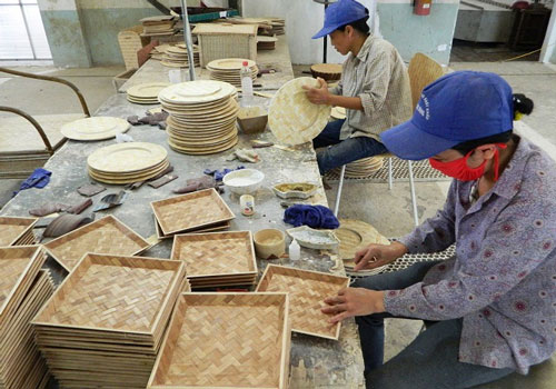 Xuất khẩu mây tre tăng trưởng mạnh