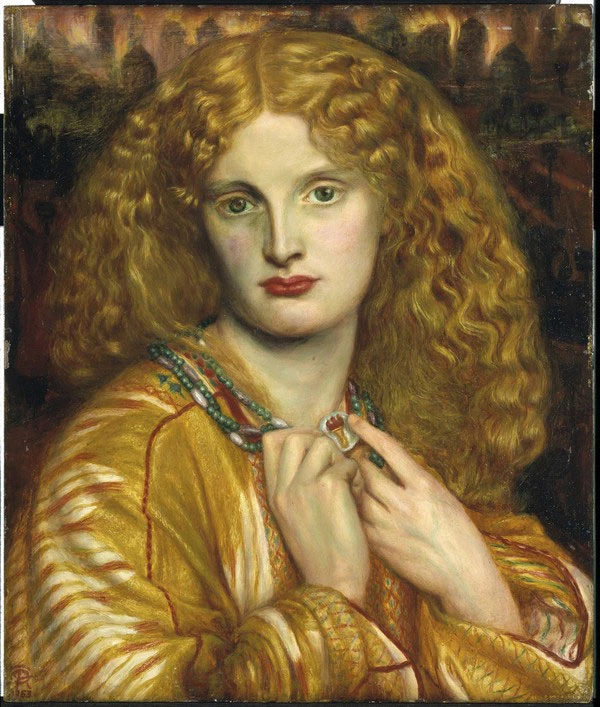 Tuyệt sắc giai nhân Helen - được vẽ bởi Dante Gabriel Rossetti (1863).