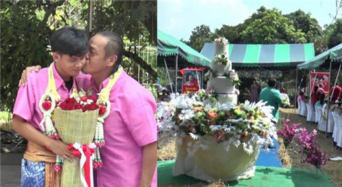 "Sốc" với đám cưới "phi công trẻ lái máy bay trai già" của chàng trai 21 tuổi và người đàn ông 52 tuổi