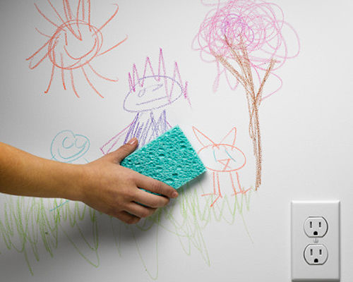 Mẹo đơn giản tẩy sạch vết bút chì màu trên tường, mẹ có con nhỏ không nên bỏ qua