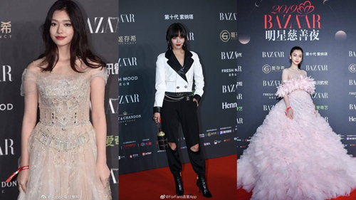 Hiếm hoi cùng xuất hiện tại một sự kiện, ảnh chưa photoshop của Triệu Lệ Dĩnh, Angela Baby và Lưu Thi Thi bị netizen đem ra so sánh