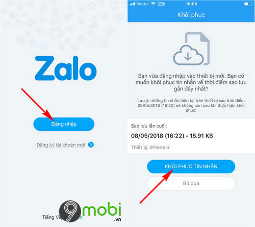Cách sao lưu và khôi phục tin nhắn Zalo