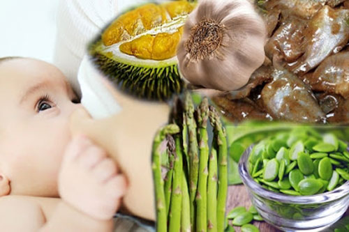 Thực phẩm làm sữa mẹ hôi tanh khó bú, con ăn vào còi cọc xuống cân trầm trọng