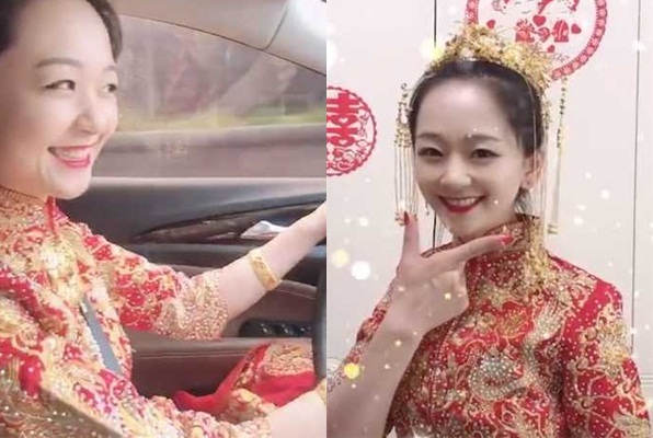 Cô dâu "gây sốt" MXH vì tự lái xe về nhà chồng để tổ chức hôn lễ giữa mùa dịch