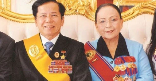 Ông Lê Văn Kiểm và bà Trần Cẩm Nhung - Đồng sáng lập Công ty Cổ phần Đầu tư và Thương mại Golf Long Thành.