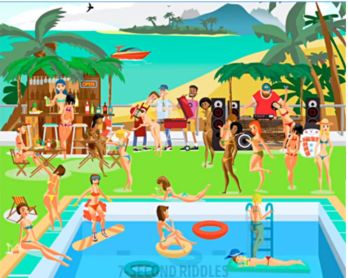 'Kiểm tra thị giác' với câu đố tìm chi tiết sai trong bức tranh