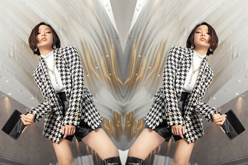 Nhìn lại mới thấy họa tiết răng sói được các mỹ nhân Hàn - Việt lăng xê nhiệt tình