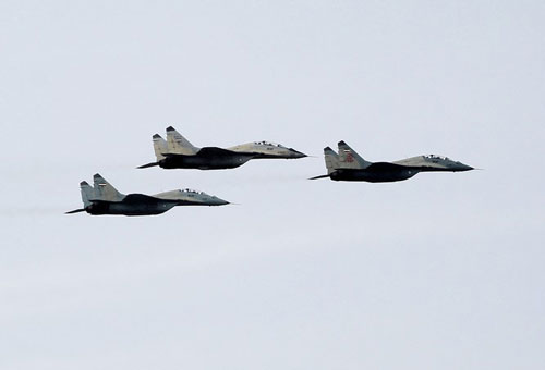 "Quái điểu" MiG-29 tung cánh trấn áp "chim cắt" F16 Thổ Nhĩ Kỳ