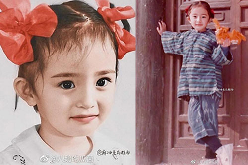 Ảnh thời thơ ấu của Dương Mịch được hé lộ, xứng danh mỹ nhân 'đẹp từ trong trứng' khiến Cnet phải 'xuýt xoa'