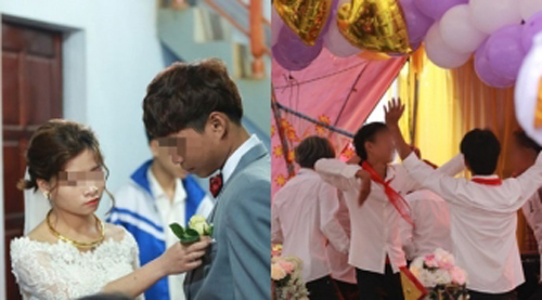 Sự thật bất ngờ về đám cưới của cô dâu 15 và chú rể 17 tuổi ở Nghệ An