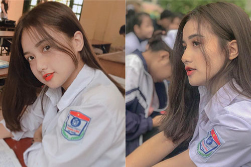 'Thiên thần đồng phục' ở Hà Nam: Sở hữu vẻ đẹp 'đốn tim' và bảng thành tích 11 năm liền làm lớp trưởng