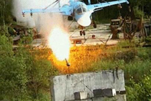 Su-34 diệt mục tiêu khi bay sát đất