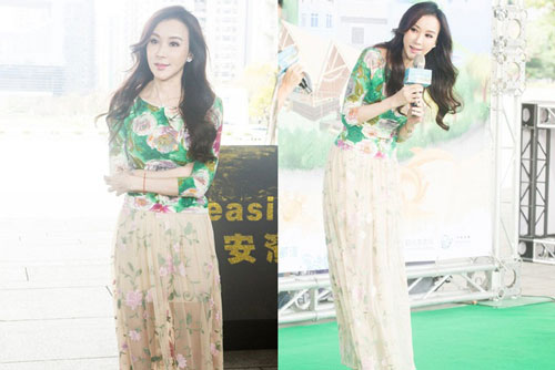 Nhan sắc rực rỡ của mỹ nhân xứ Đài ở tuổi 52