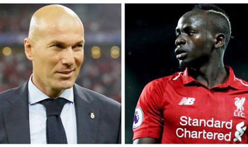 Zidane dự tính chi 140 triệu bảng để chiêu mộ Sadio Mane.