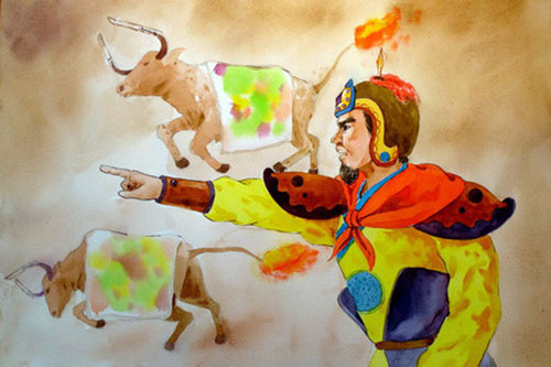 Chuyện ly kỳ về hai trận đánh "trâu lửa" và "mèo lửa" chấn động sử Việt