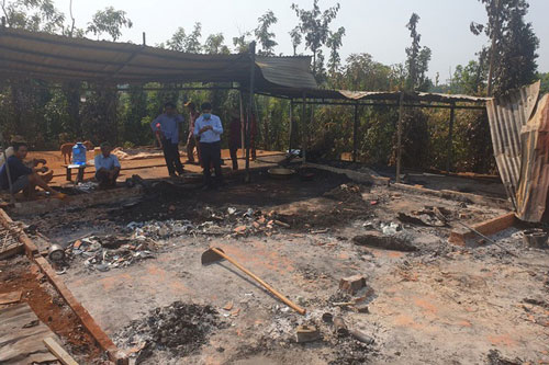 Đắk Nông: Không liên lạc được với vợ, con rể thiêu rụi nhà bố mẹ vợ