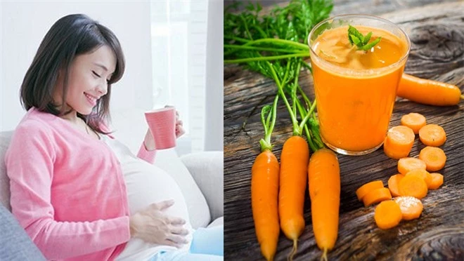 Mẹ bầu ăn cà rốt mẹ khỏe con khỏe